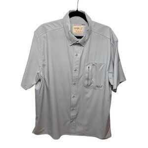 GILLZ Fishing/Angler Short Sleeve Shirt Mens L Casual Outdoor Lightweight Quick
